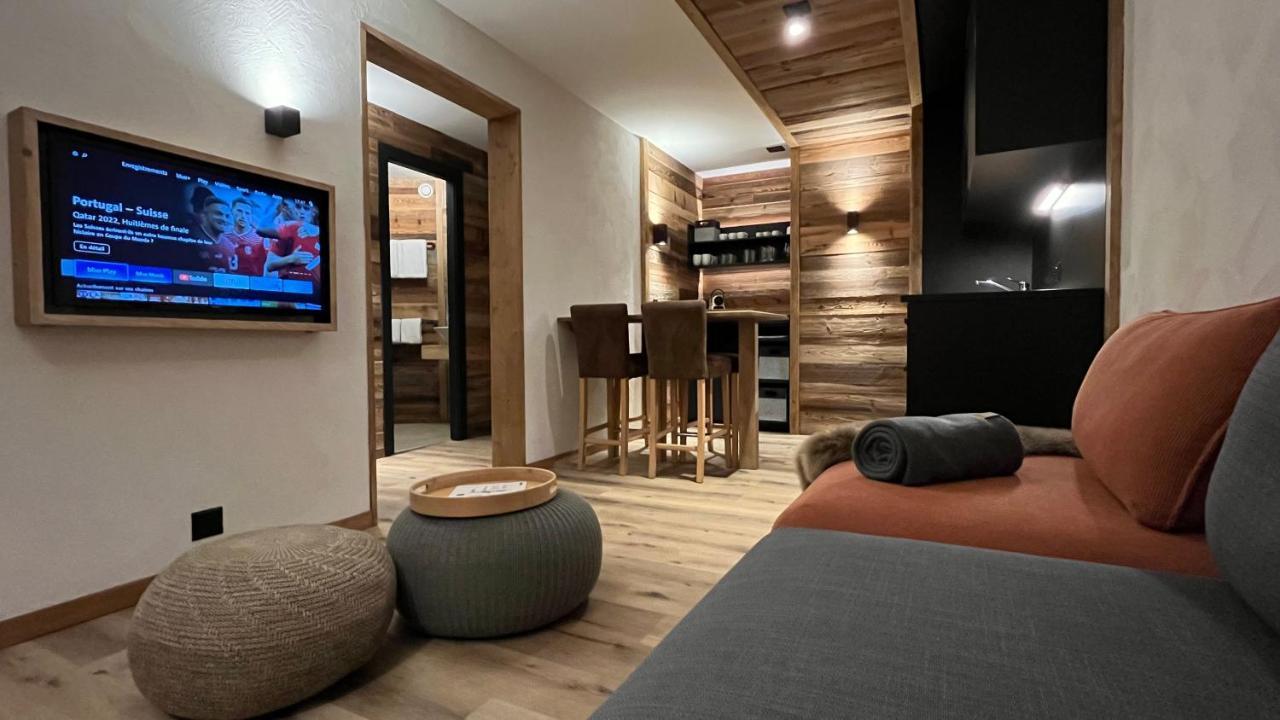 Les Cerfs - Appartement & Studio - Anzere Ngoại thất bức ảnh